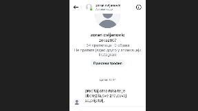 Osuda pretnji Slavici Radovanović